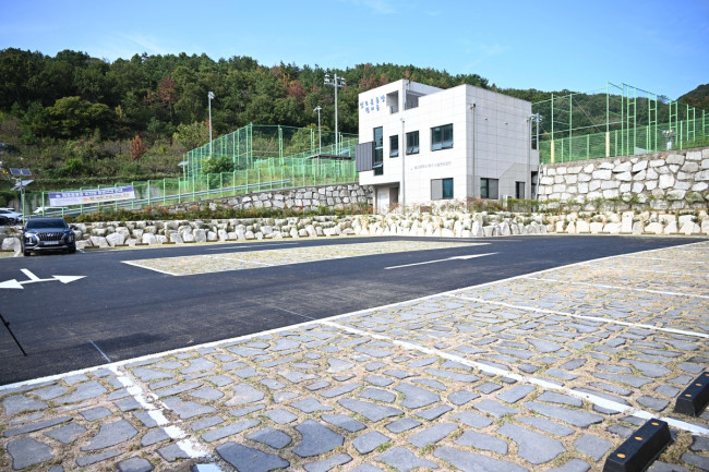 울산 북구, 염포운동장 35면 공영주차장 완공