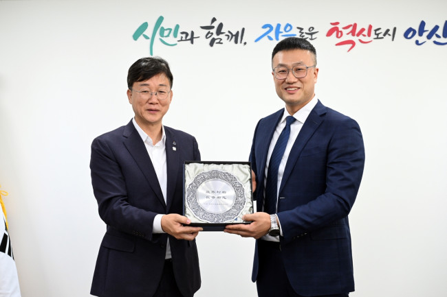 이민근 안산시장, 중국 옌타이시 대표단 접견…과학기술 등 정책 협력