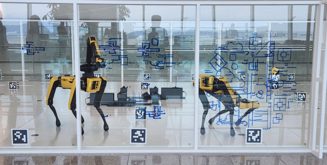 인천공항, 사족보행 로봇 특별 전시 개최